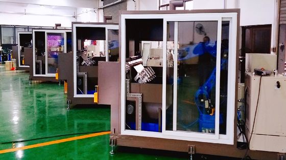 Aluminum Removing Burrs Robotic Deburring Machine Simple Operation Labor Saving