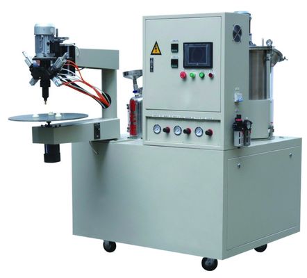 Full Auto Truck / Car Air Filter Making Machine A B Two Compounds For Filter End Cap Gluing