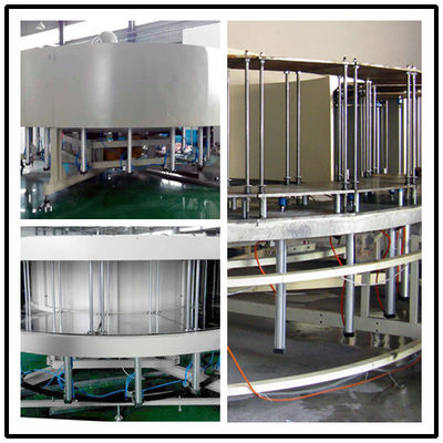 0.5 - 0.6MPA Air Filter Manufacturing Machines , Round Curing Table Pu Foam Manufacturing Machine