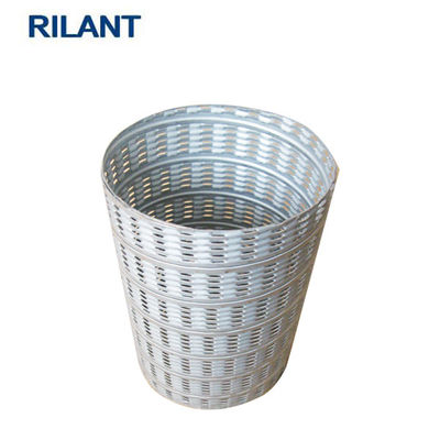 Spiral Tube Making Machine , Perforated Core Filter Production Machinery