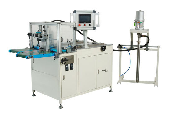 End Caps Gluing Oil Filter Making Machine Hot Melt Glue 40 Pcs / Min Speed
