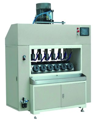 24 Pcs / Min Oil Filter Manufacturing Machine , Six Station Automatic Tapping Machine
