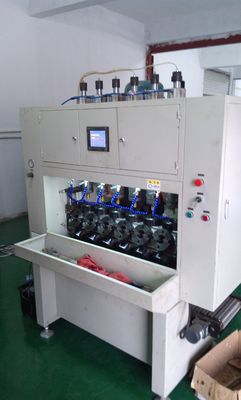 24 Pcs / Min Oil Filter Manufacturing Machine , Six Station Automatic Tapping Machine