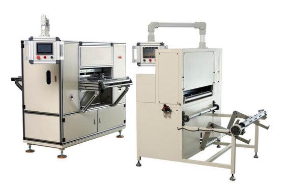 High Speed Filter Paper Pleating Machine , 380v / 50hz Rotary Pleating Machine