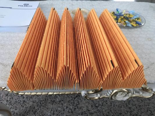 High Speed Filter Paper Pleating Machine , 380v / 50hz Rotary Pleating Machine
