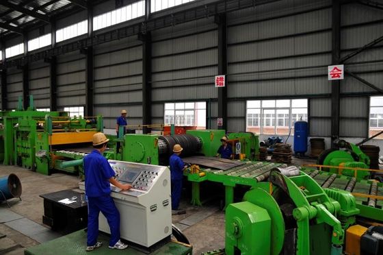16mm X 2200mm Steel Coil Cut To Length Line Galvanized Steel Coil Slitting Machine