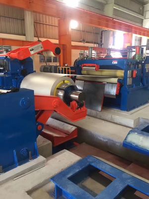 Cold Rolled Thick Plate Steel Coil Cut To Length Line 63m * 12m Size 20T Weight