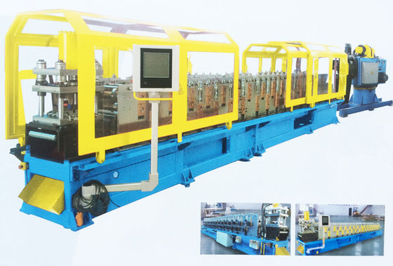 Door Frame / Shutter Cold Roll Forming Machine Fast With Conveying Platform