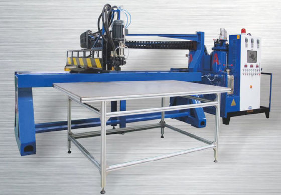 Three Phase Hepa Filter Making Machine , Automatic Hot Melt Adhesive Coating Machine