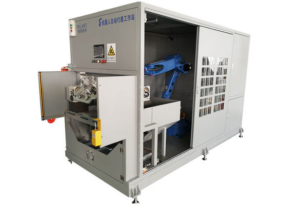 Four Axis Automatic Deburring Machine , Metal Deburring Machine With Grinding Head