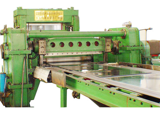 Straightening Rotary Shear Cut To Length Line High Speed For Aluminum Coil