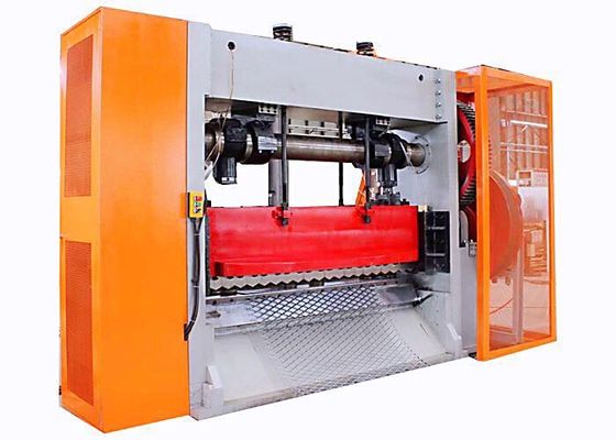 Full Auto Large Expanded Metal Mesh Machine High Speed 1250mm Max Coil Width
