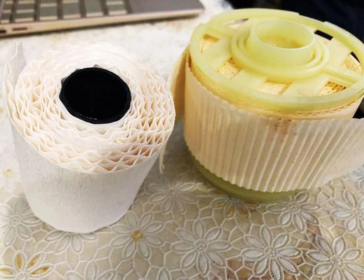 Fuel Filter Manufacturing Equipment , CAV Paper Coiling Machine For Glue Injection