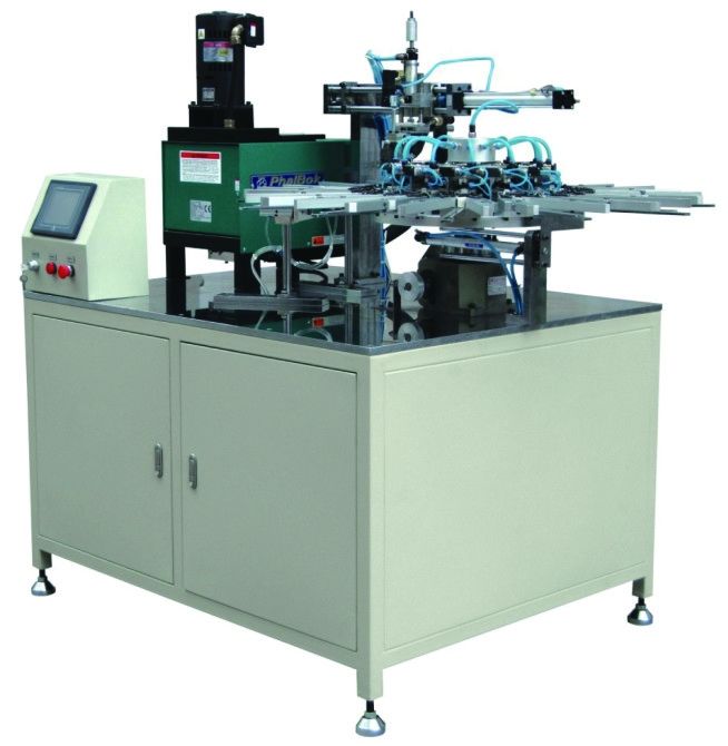 6KW ECO Filter Machine , Turntable Hot Melt Clipping Filter Making Machine