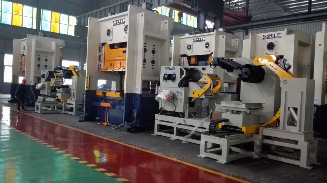 130mm Height Metal Stamping Press Machine For Filter Housing Progressive Punching