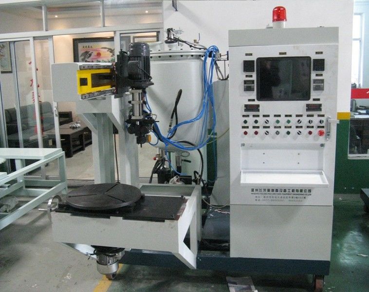 Round / Square PU Filter Making Machine Isocyanate / Polyol One Year Warranty