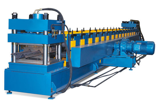 Heavy Highway Guardrail Roll Forming Machine , Crash Barrier Highway Guardrail Roll Forming Machine
