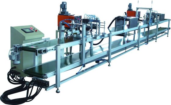 Double Side Gluing Adhesive Applicator Machine , 600kg Car Air Filter Making Machine